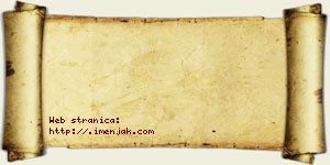 Jana Tešović vizit kartica